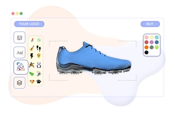 Artwork: custom shoe design software